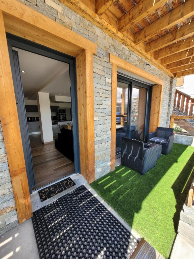 Appartement En Chalet 4 Etoiles Huez Exterior foto